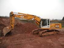 Liebherr R 924 HDSL Litronic am 23.01.2011 in Saarburg