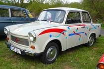 ein einzelnes Exemplar der Trabantfamilie war in Hainzell zu sehen, Mai 2016