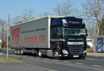 DAF XF Sattelzug  Argendorf-Transporte  in Euskirchen - 17.03.2015