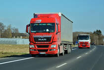 MAN Sattelzug  Lorenz-Althoff  bei Heimerzheim - 12.03.2015