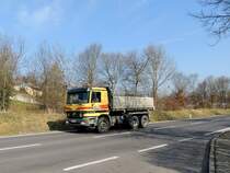 ACTROS-3348, am Weg zur nächsten Ladestelle; 150324