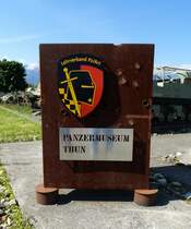 Panzermuseum Thun/Schweiz, sehenswerte Sammlung von Panzerfahrzeugen, Eintritt frei, Mai 2015