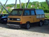 VW-T3 mit Doppelkabine und Hardtop für Pritsche; 150508