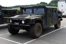 . Auch dieser Hummer der Luxemburgischen Armee war auf dem Parkplatz abgestellt.  Mai 2015