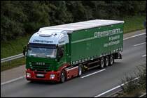 IVECO STRALIS 500PS der Hagener Spedition Ottensmann ist auf dem Heimweg. (26.09.2008)
