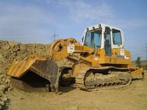 Liebherr LR 622 Litronic beim Neubau der L40 zwischen Helenenberg und Eisenach (20.09.2009)