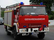 MAGIRUS Deutz HLF Gefahrenabwehr Main Kinzig Kreis am 24.05.15 beim Tag der Offenen Tür in Maintal Dörnigheim