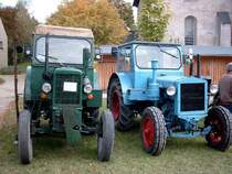 Lachtaube RS 04/30+ Pionier RS 01/40 beim Traktorentreffen im Schlo�park Blankenhain 