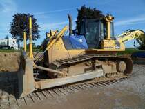 Komatsu D 65 PX-15 am 25.05.2014 bei Arbeiten an der Umgehung Junglinster (Lux.)