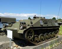 Beobachtungspanzer 22-2, Bauzeit 1958-62, 170PS, Vmax.58Km/h, 5 Mann Besatzung, wurde bis Mitte 1980 bei der Deutschen Bundeswehr verwendet, Panzermuseum Thun, Mai 2015