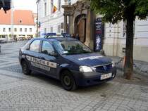 Dacia Logan der Lokalpolizei Sibiu am 21.05.2015 in Sibiu!
