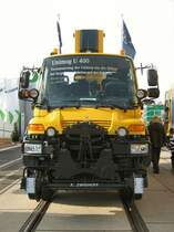 Unimog U 400, ausgestellt auf der InnoTrans 2008 in Berlin, 27.7.2008