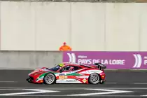 #60 beim der 82. Auflage, des 24h Rennen von Le Mans. AF Corse auf Ferrari 458 Italia GT2 Fahrer: Peter Ashley Mann (USA)und den Lorenzo Casè, Raffaele Giammaria aus Italien