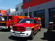 DODGE RAM 3500 VRW (Florian Hanau 1-50-1) der Feuerwehr Hanau Mitte am 07.06.15 beim Tag der Offenen Tür