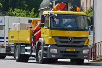 . Mercedes Benz Axor des Technischendienstes der Luxemburgischen Post gesehen am 11.06.2015.