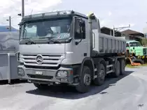 Mercedes Actros Kipper in Bex am 31.05.2015