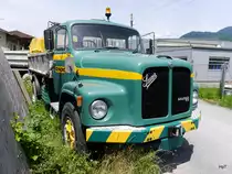 Saurer 5D Kipper abgestellt in Bex am 31.05.2015