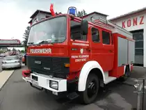 Iveco-Magirus 120-23 LF16/12 der Freiwilligen Feuerwehr Konz beim Tag der offenen Tür am 13.06.2015