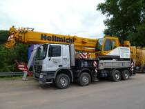 Mercedes-Benz Actros 4146 mit Kranaufbau am 18.08.2013 in Trier