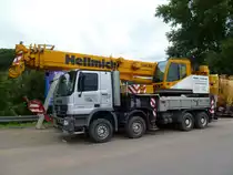 Mercedes-Benz Actros 4146 mit Kranaufbau am 18.08.2013 in Trier