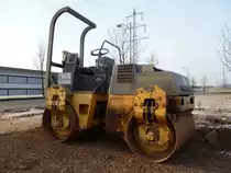 Bomag BW 120 AD-3 aufgenommen in der Nähe von Trier-Föhren am 05.02.2012