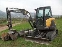 Volvo ECR 48C am 17.10.2010 in der Nähe von Irrel