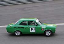 Bellersheim-Uhl auf Ford Escort 1300 GT. Mitzieher beim FHR Langstreckencup - Rennen beim ADAC Spa Race Festival am 20.07.2014