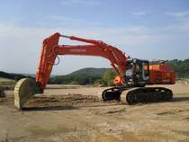 Hitachi Zaxis ZX 470 LCH-3 am 20.09.2009 in der Nähe von Irrel