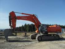 Hitachi Zaxis ZX 870 LCH-3 eingesetzt beim Ausbau der A1 (16.08.2009)