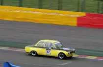 Spangenberg - Claudia Hürtgen auf  BMW 2002. Mitzieher beim FHR Langstreckencup - Rennen beim ADAC Spa Race Festival am 20.07.2014