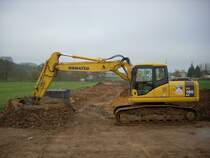 Komatsu PC 180 LC-7 am 20.04.2008 in der Nähe von Colmar/Berg (Lux.)