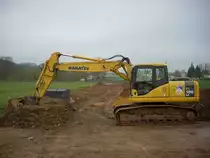 Komatsu PC 180 LC-7 am 20.04.2008 in der Nähe von Colmar/Berg (Lux.)