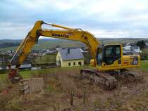 Komatsu PC 210 LC-8 am 26.01.2014 in Pellingen