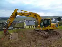 Komatsu PC 210 LC-8 am 26.01.2014 in Pellingen