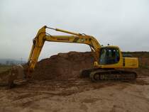 Komatsu PC 240 NLC-6 active am 26.12.2011 in der Nähe von Esch