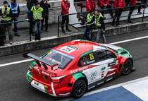 Citroen C-Elysée WTCC, fotografiert am 03.05.2015 vom Hungaroring Paddock Terasse.