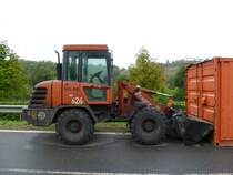 Komatsu WA 65-3 in der Nähe von Langsur am 14.09.2013