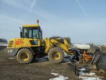 Komatsu WA 95-3 eingesetzt bei Arbeiten an der N11 in Luxembourg (15.02.2009)