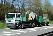 MAN TGA 26.400 bei Kommern - 15.04.2015