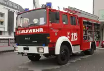 Iveco 120-23 als Feuerwehrfahrzeug der Feuerwehr Künzell, gesehen bei der Feier  850 Jahre Künzell , Juni 2015