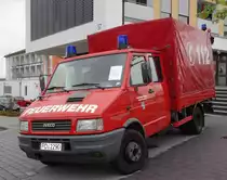 Iveco 59-12 als Feuerwehrfahrzeug der Feuerwehr Künzell, gesehen bei der Feier  850 Jahre Künzell , Juni 2015