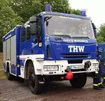 Iveco des THW, gesehen bei der Feier  850 Jahre Künzell , Juni 2015