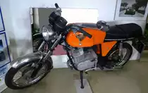 Maico MD50, Bauzeit 1968-75, 1-Zyl.2-Takt-Motor mit 49ccm und 6PS, Vmax.90Km/h, Museum Fichtelberg, Aug.2014