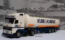 Volvo FH 16 Kube & Kubenz  Chemie Tankzug Sondermodell für die Spedition von Herpa