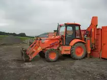 Komatsu WB 93 R-2 auf einer Baustelle in der Nähe von Irrel, 13.06.2010