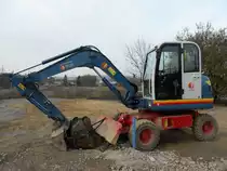 Yanmar B 55 W-1 am 31.10.2009 in der Nähe von Biwer (Lux.)