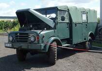 Hanomag AL 28 (ehemaliges Dienstfahrzeug des BGS), gesehen beim Ortsjubiläum von Eiterfeld-Großentaft im Juni 2015