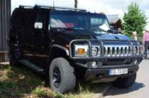Hummer, gesehen beim Ortsjubiläum von Eiterfeld-Großentaft im Juni 2015