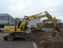 Komatsu PW 150 ES-6 active aufgenommen am 29.11.2009