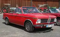 BMW Cabrio ist Gast beim Ortsjubiläum von Eiterfeld-Großentaft im Juni 2015